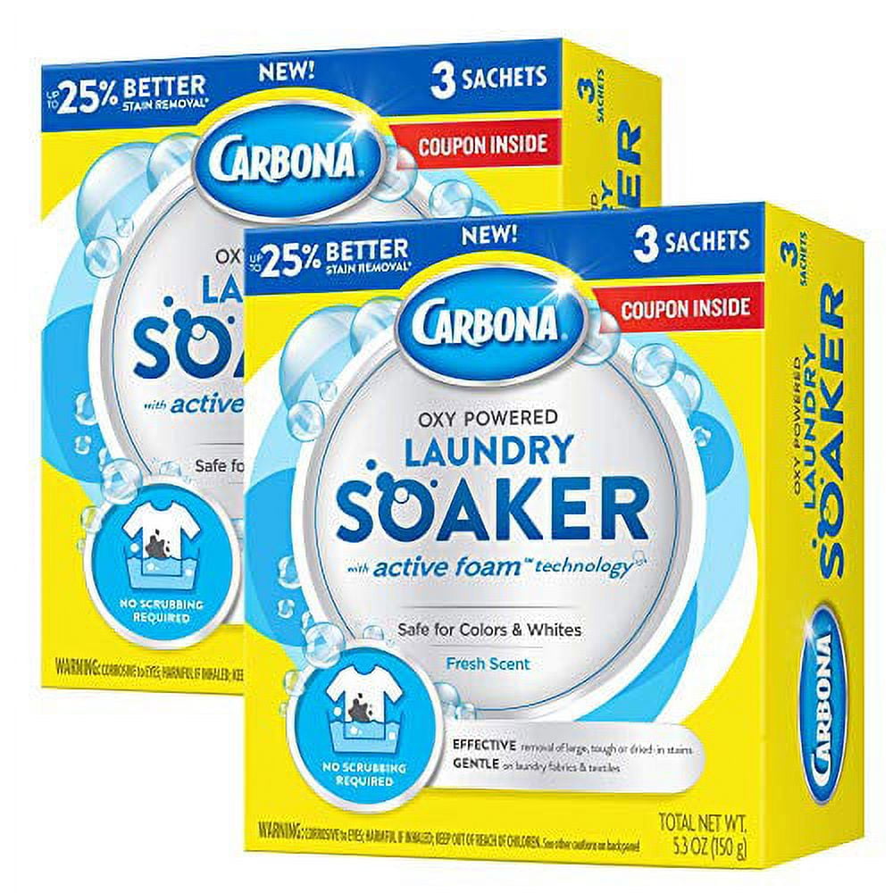 Carbona® Oxy Powered Laundry Soaker with Active Foam Technology