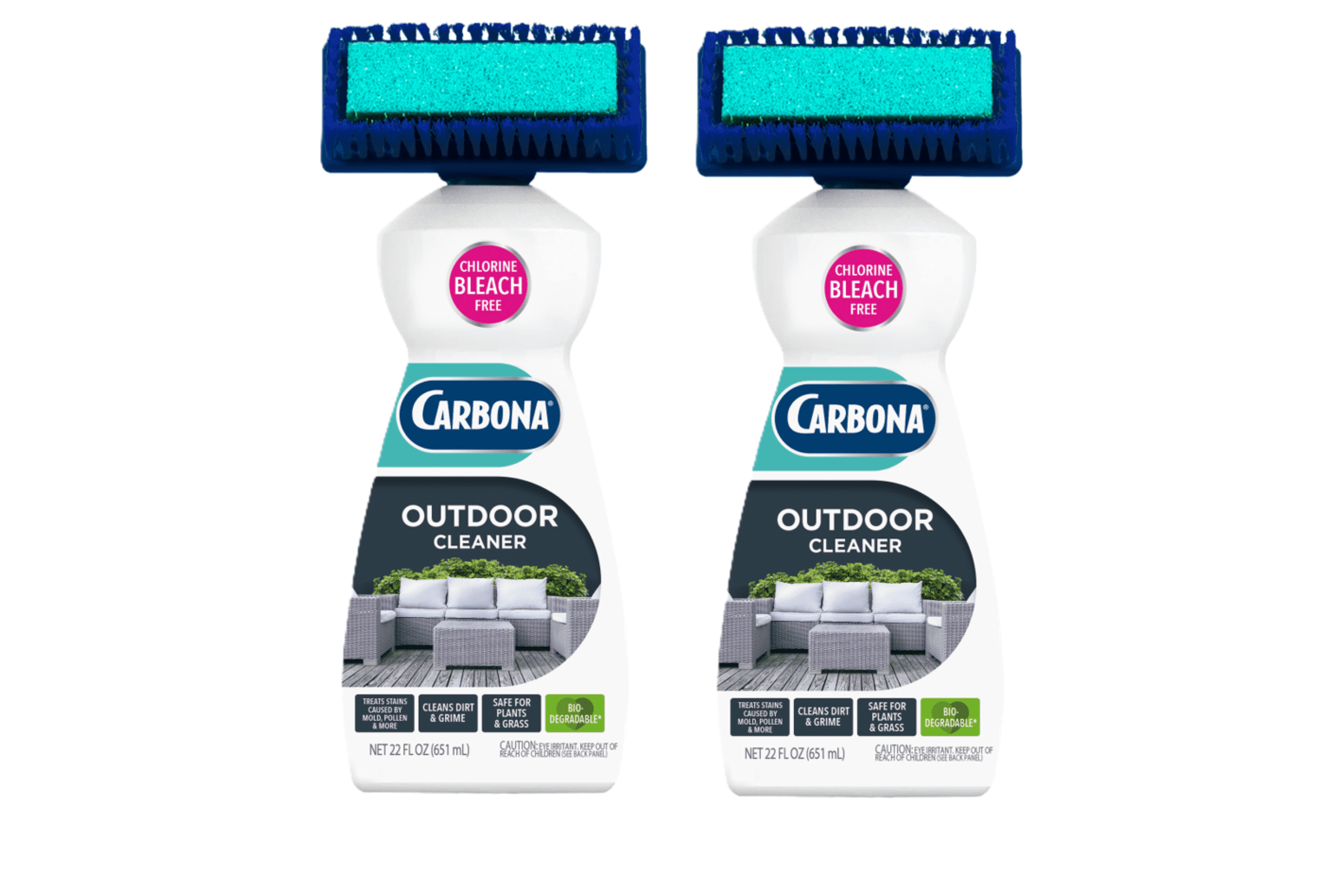 Carbona Pro Care Non-Scented Oxy Powered Outdoor Cleaner Foam, 22 oz, 2 Ct