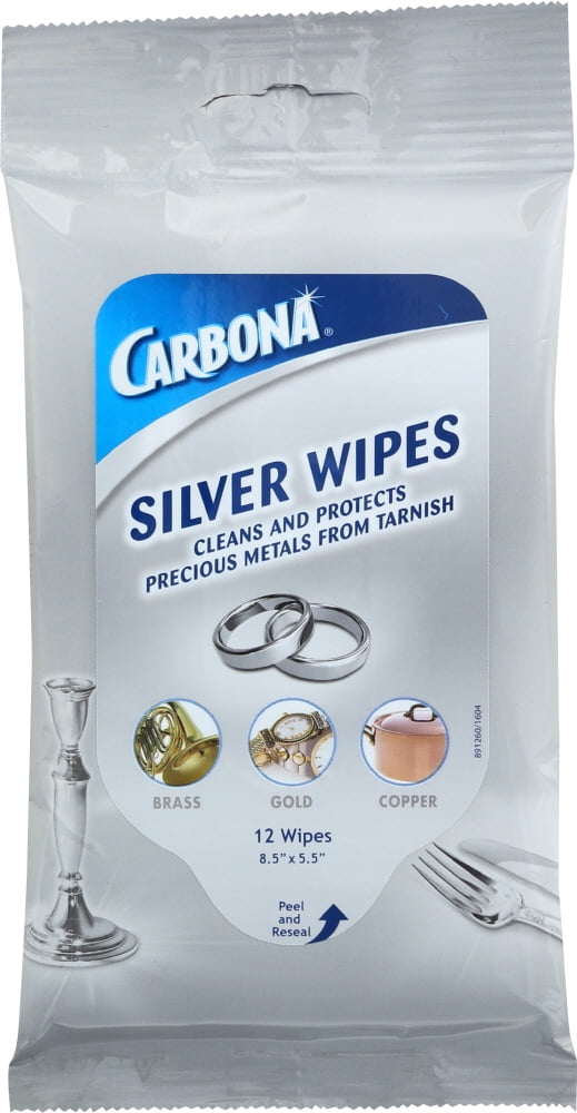 Carbona® Silver Wipes 12 ct Bag