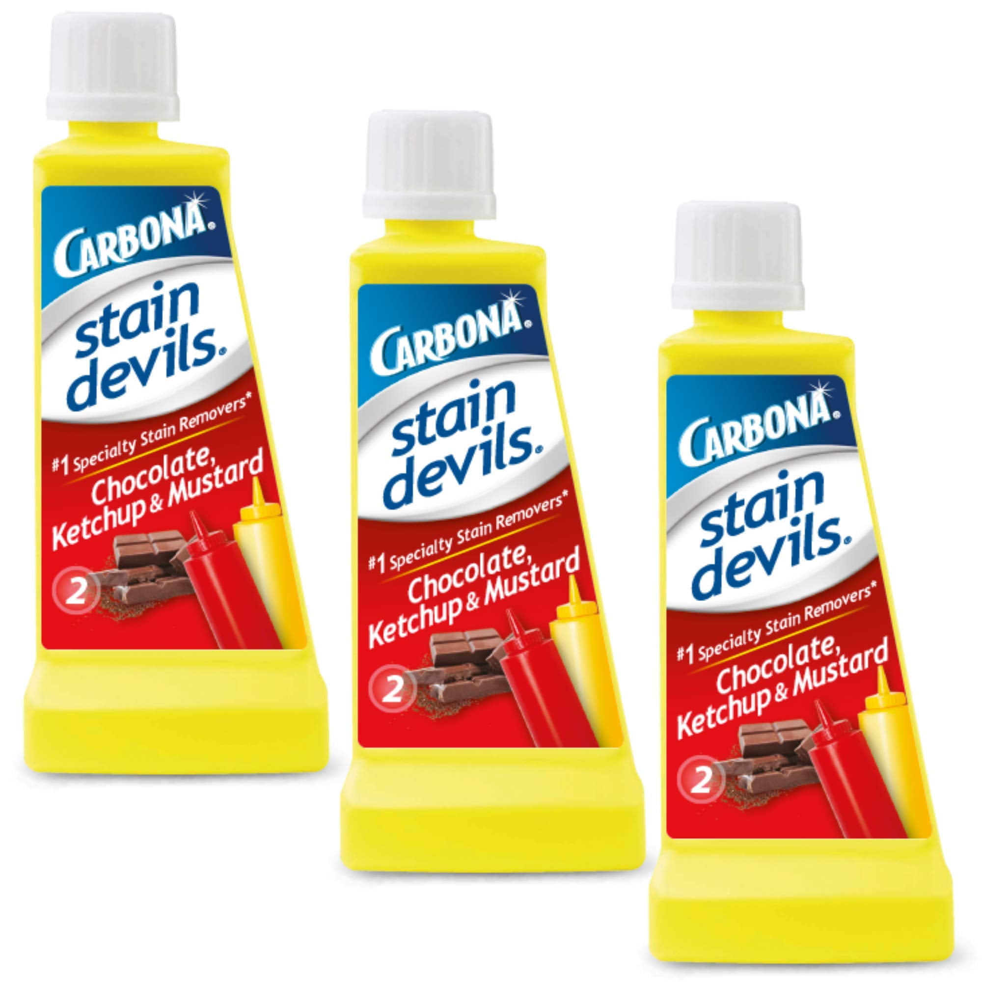 Carbona Stain Devils 2 3 Pack Ketchup Mustard Chocolate Stain