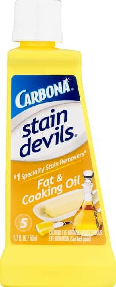 Carbona Laundry Stain Scrubber, Bio-Enzyme Stain Remover, Eliminates Fat,  Oil, Blood, Milk, Fruit, Ketchup, Vegetables & Baby Food Stains, Save On  Skin & Washable Fabrics