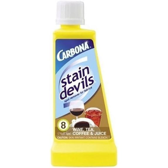 Carbona Stain Devils #8 Wine, Tea, Coffee & Juice Stain Remover - Concentrated - 6 Pack, 1.7-Ounce