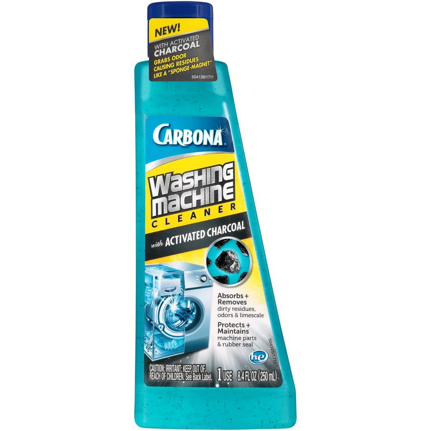 Carbona Washing Machine Cleaner with Activated Charcoal, 8.4 Fl Oz