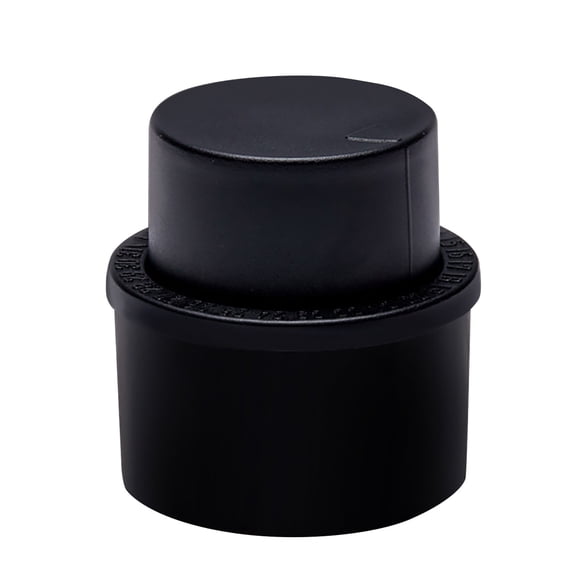Carbonated Drink Bottle Stopper Pump Style Airtight Sealer Reusable Cola Saver For Sparkling Water Home Outdoor(Black-5Cm)