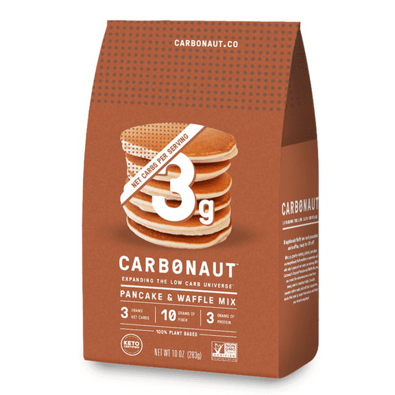 Carbonaut Low Carb Baking Mix Pancake & Waffle, 10oz | Multiple Flavors