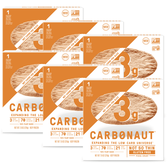 Carbonaut Not So Thin Gluten-Free Pizza Crust (6-Pack)