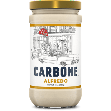 (2 pack) Carbone Fine Foods Alfredo Sauce, 15 oz