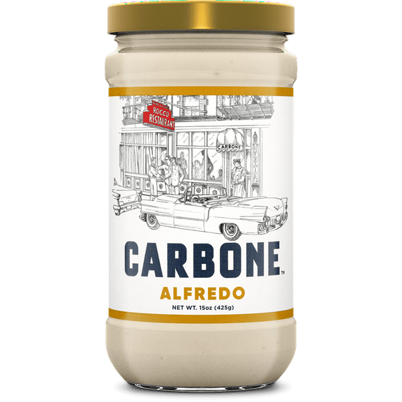 (2 pack) Carbone Fine Foods Alfredo Sauce, 15 oz