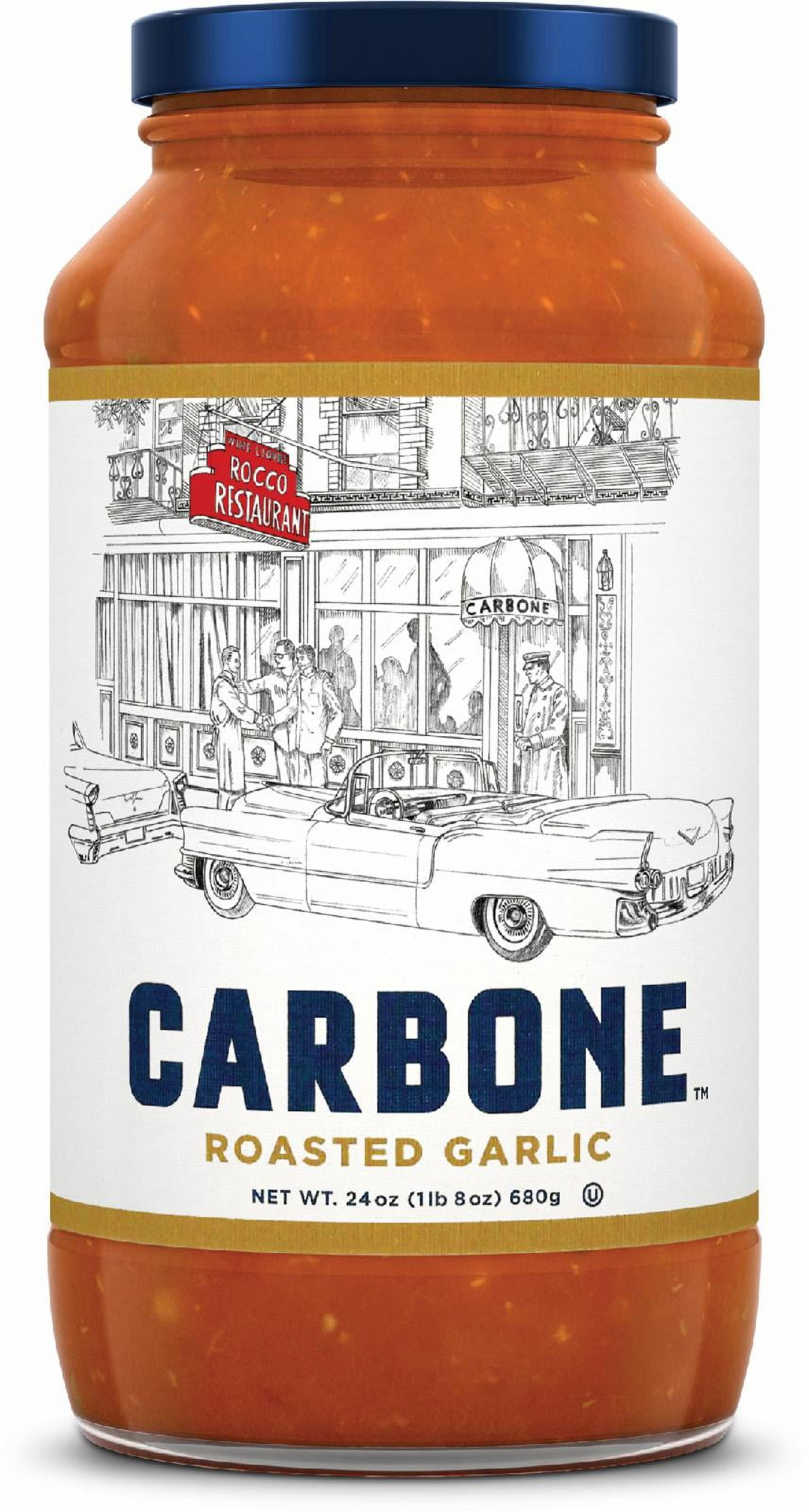 Carbone Fine Foods Roasted Garlic Sauce, 24 oz