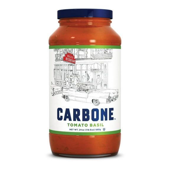 Carbone Fine Foods Tomato Basil Sauce, 24 oz