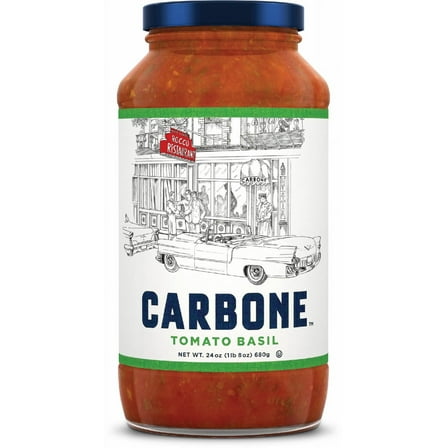 (2 pack) Carbone Fine Foods Tomato Basil Sauce, 24 oz