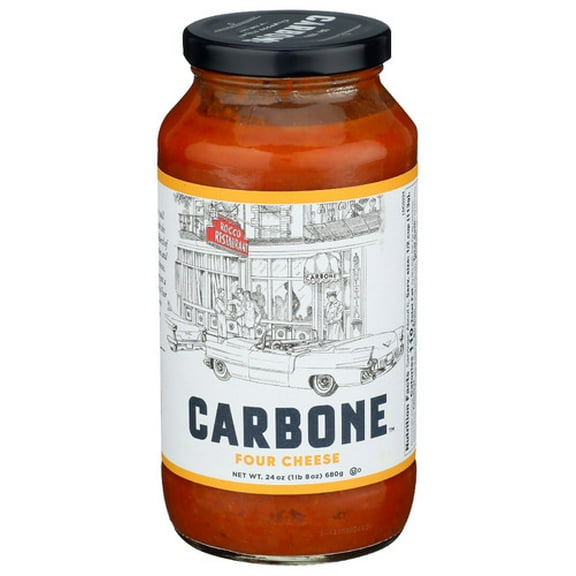 Carbone Pasta Sauce Four Cheese 24 oz (Pack of 6)