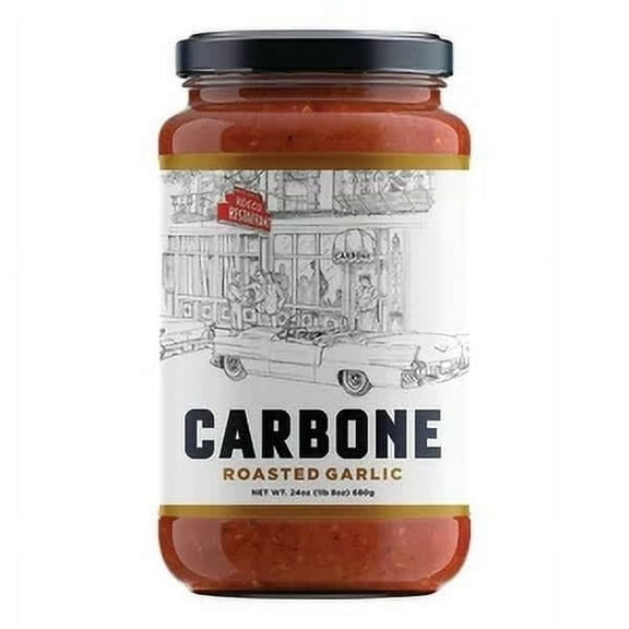 Carbone Roasted Garlic Shelf-Stable Sauce Pack of 6 24 oz