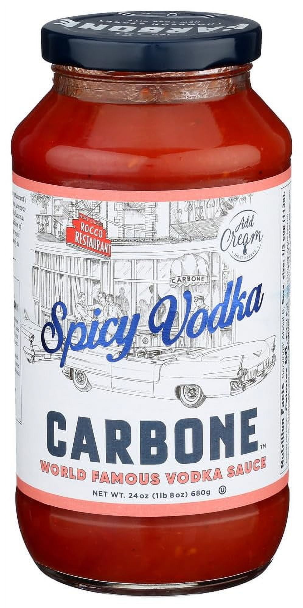 Carbone Spicy Vodka Marinara Sauce 24 oz (Pack Of 6)
