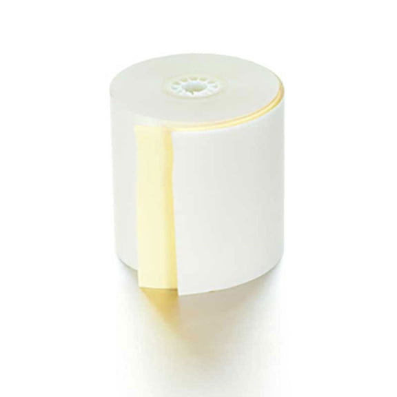 Carbonless Kitchen Printer Paper - 2 part White/Canary 3-1/4"(50/case)