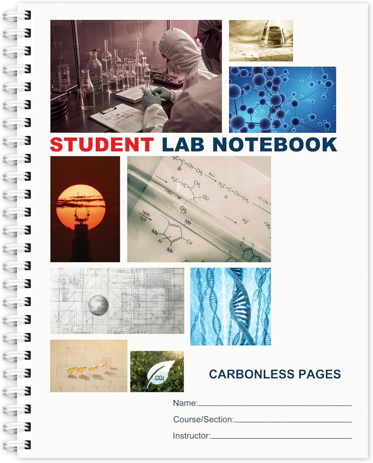 Carbonless Lab Notebook - 8.5