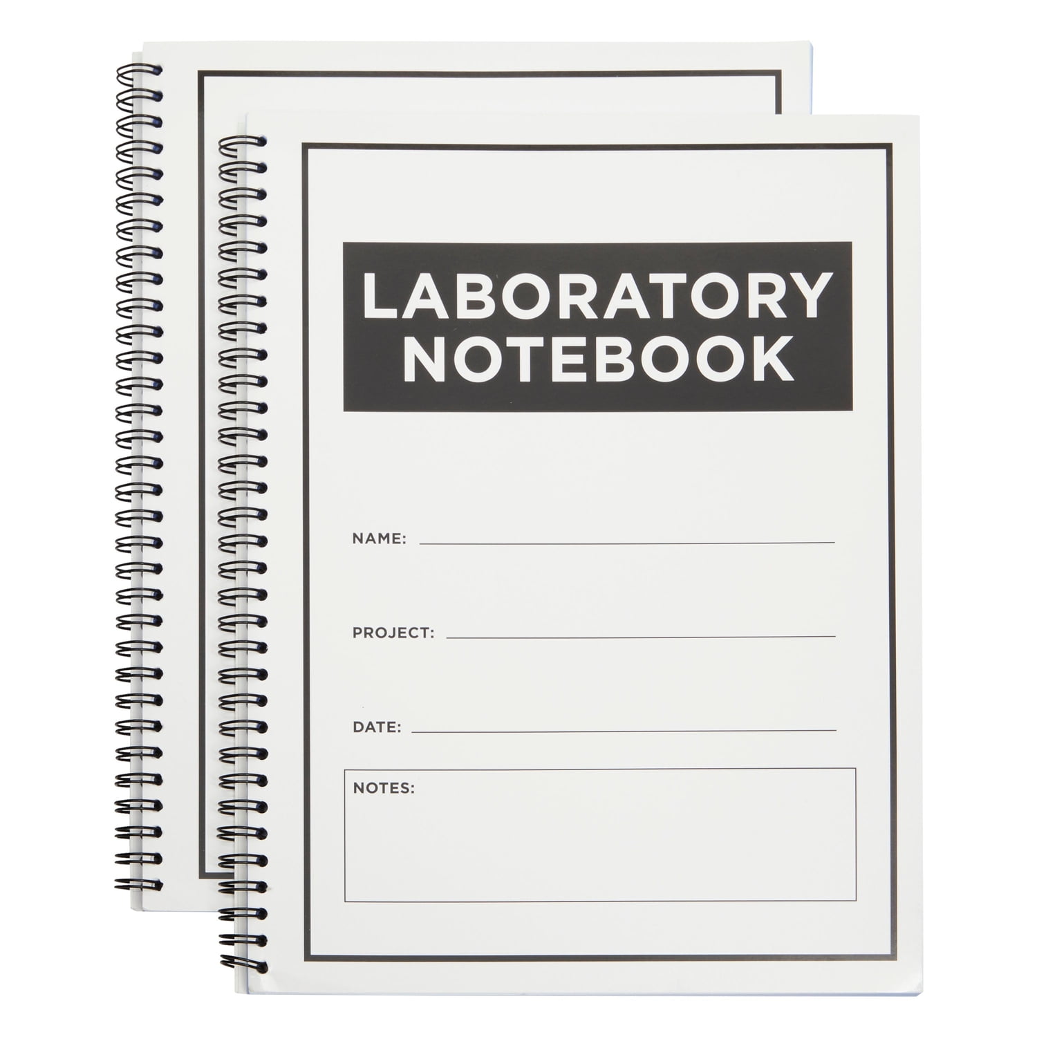 Carbonless Laboratory Notebook with 100 Sheets, En