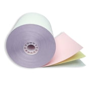 Carbonless Paper 3PLY 3" x 65 White/Yellow/Pink 50 Rolls/Case