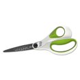 thumbnail image 1 of Carbotitanium Bonded Scissors, 8" Long, 3.25" Cut Length, White/green Straight Handle | Bundle of 10 Each, 1 of 5