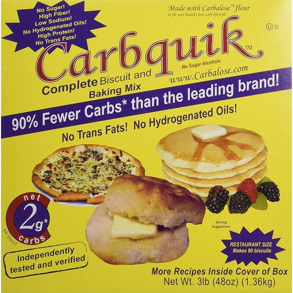 Carbquik Baking Biscuit Mix 3 lbs (2 Pack) DFGN 3 Pound (Pack of 2)