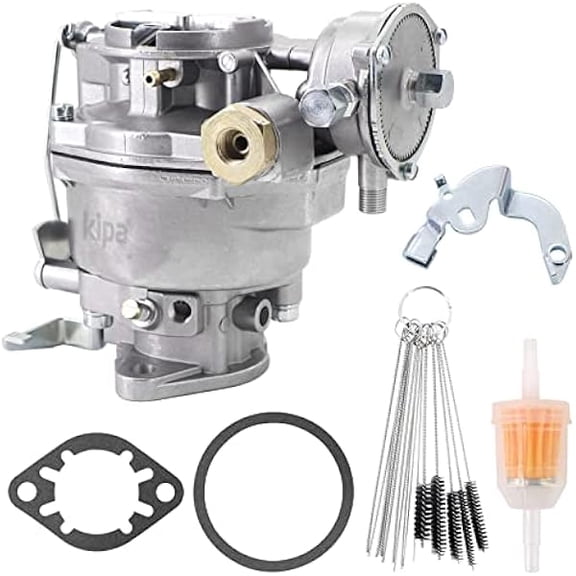 Carburetor 1 Barrel with Automatic Choke and Gasket, applicable to Inline 6 Cylinder Engines 1957-1961 235Cu 3.8L 3852cc 4.8L, Easy Installation