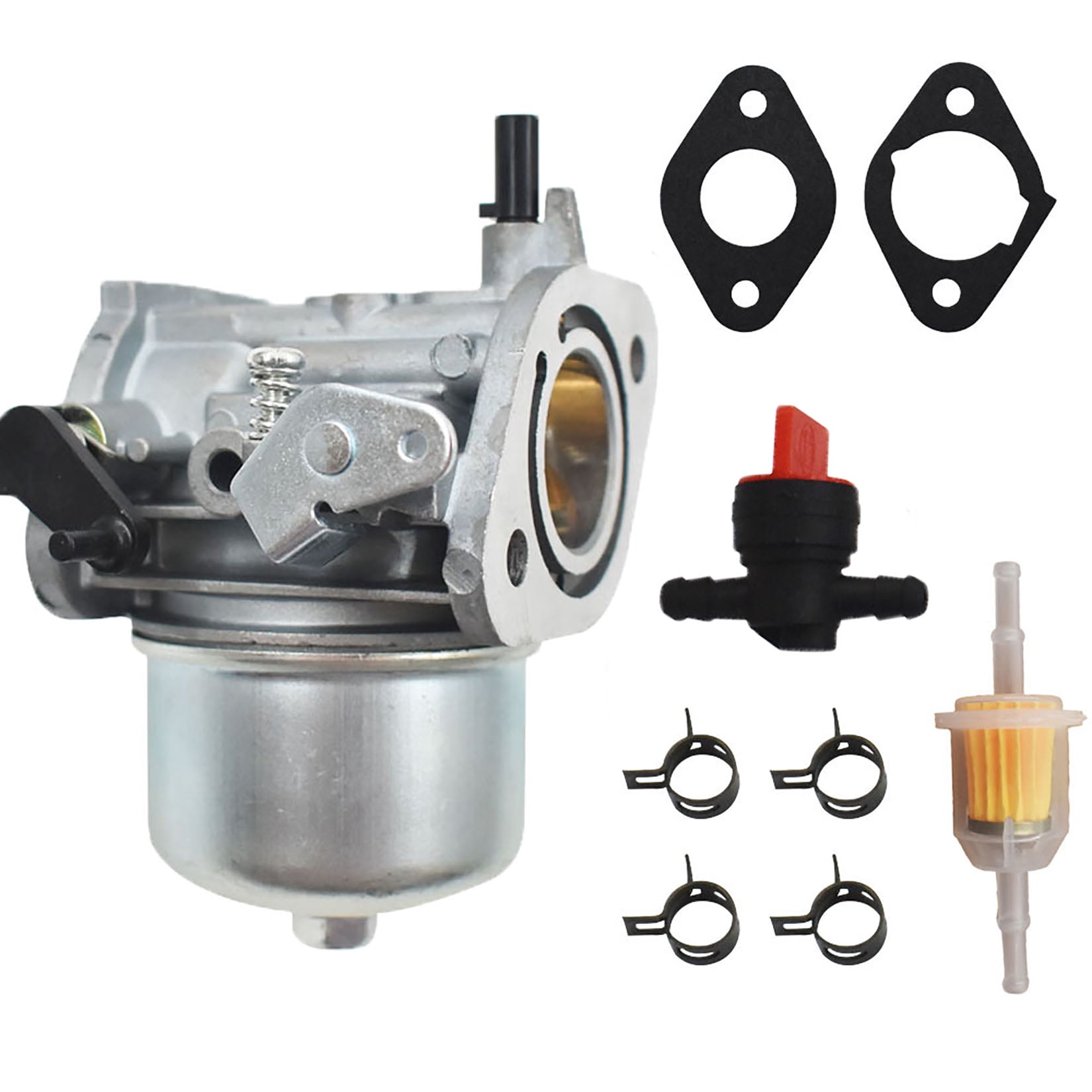 Carburador Para Kawasaki 15003-7047 15004-0823 Se Adapta A FH430V Carb Se Adapta A Modelos Específicos De Arranque De Retroceso FS481V También Para Motores 15004-7070, 15004-0820 Kawasaki FS541V