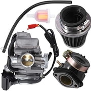 Carburetor 7000 8750 Replacement for Harbor Freight Predator 420cc 5000W 6500W CARB 188F Gas Generator Carb with Fuel Filter Line Gaskets 69671 68530 68525 69672