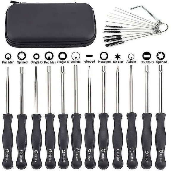 Carburetor Adjustment Mastery, Splined Carburetor Tool Kit For Common Cycle Carburator Adjusting And Small Engine Carb Tune Up, Stainless Steel Precision Adjustment Tools, Wide