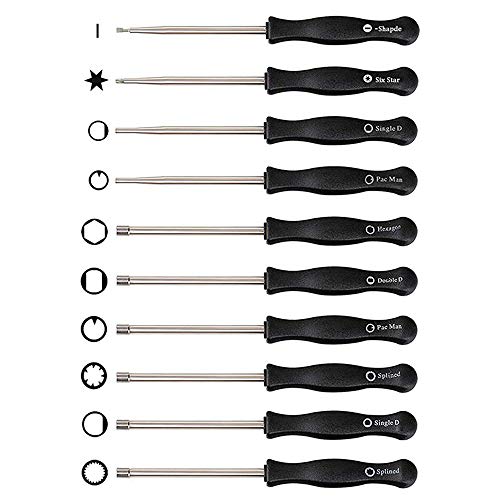 Carburetor Adjustment Tool Kit (10 Pcs)Screwdrivers for Common 2 Cycle