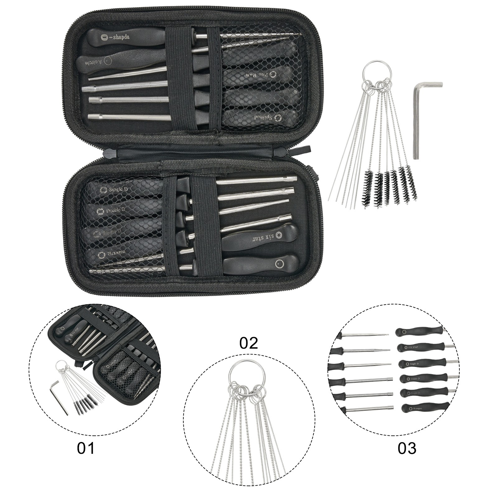 Carburetor Adjustment Tool Set Screwdriver Kit Tester for 2 Cycle ...