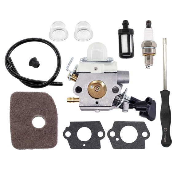 Carburetor Air Filter Tool Kit For Stihl Bg56 Bg56C Blower, Professional Grade Spare Parts, Fuel Line Filter, Spark Plug, Primer Bulb