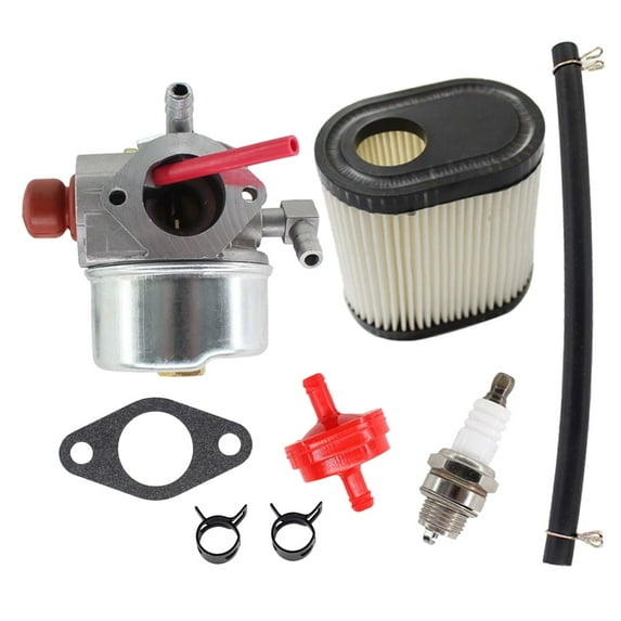 Carburetor Air Filter Kit For Tecumseh LEV100 LEV105 LEV120 LV195EA LV195XA LV195EA Lawn Mower 640350 640303 640271 Spark Plug