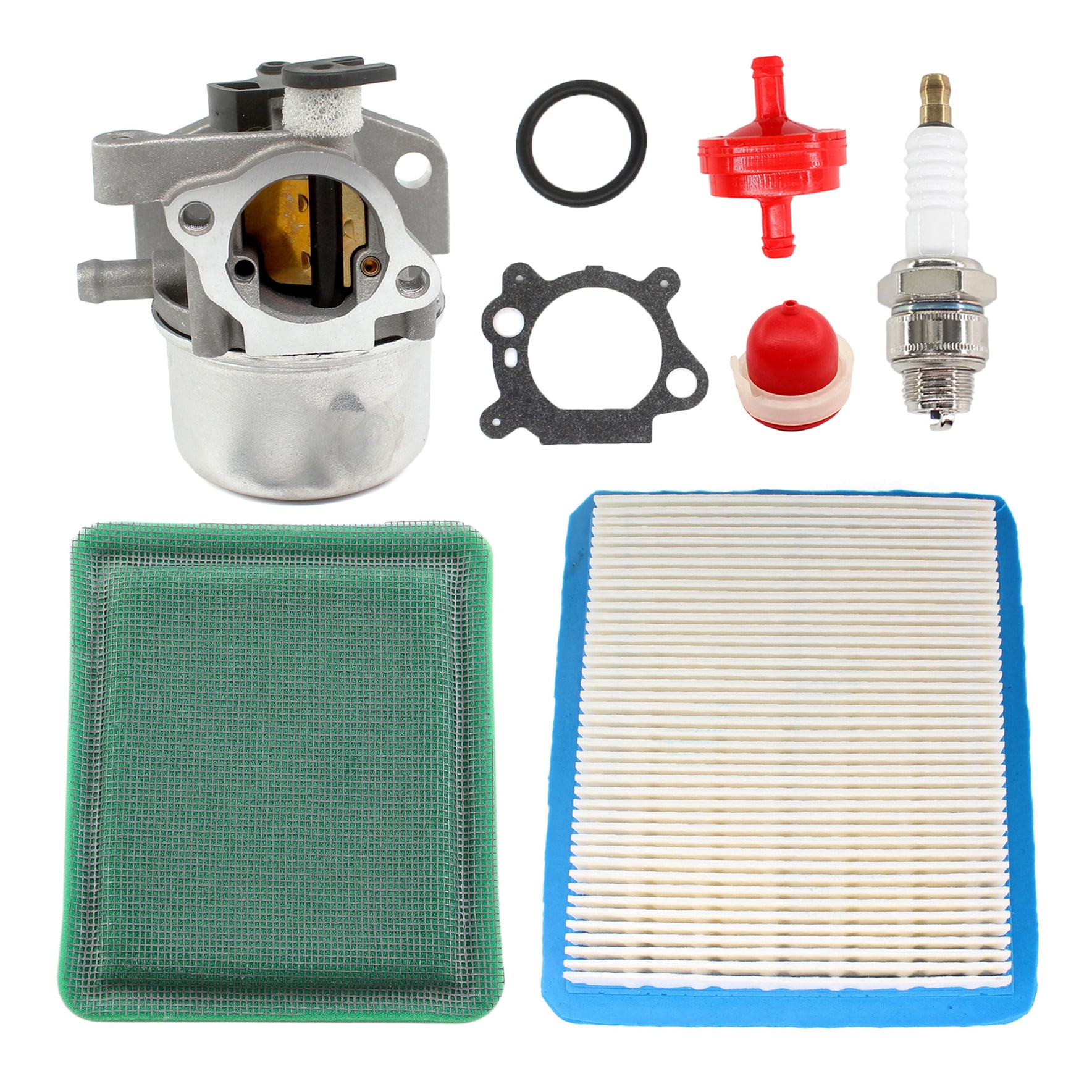 Carburetor Air Filter Kit For Troy Bilt Model 11A A26M011 Yard Machine MTD 11A B16M029 21 6.75 hp walk behind Mower