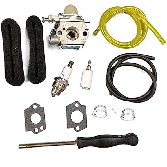 Carburetor Applicable to Sears WS210 CMXGTAMD25CC 41AD25CC793 25cc 27cc String Trimmer Fuel Metering Assembly