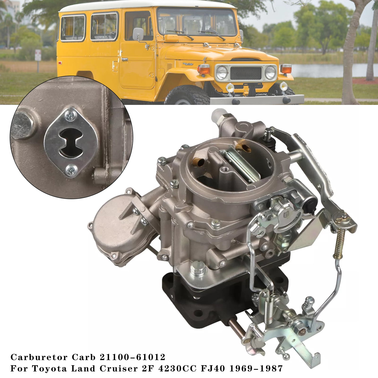 Carburateur Pour Toyota Land Cruiser 2F 4.2L FJ40 (1969-1987) - Neuf, Référence 21100-61012