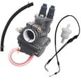 thumbnail image 1 of Carburetor Carb Fuel Filter & Throttle Cable Kit Fit for Yamaha PW80 Y-Zinger 1983-2006 Dirt Bike, 1 of 6