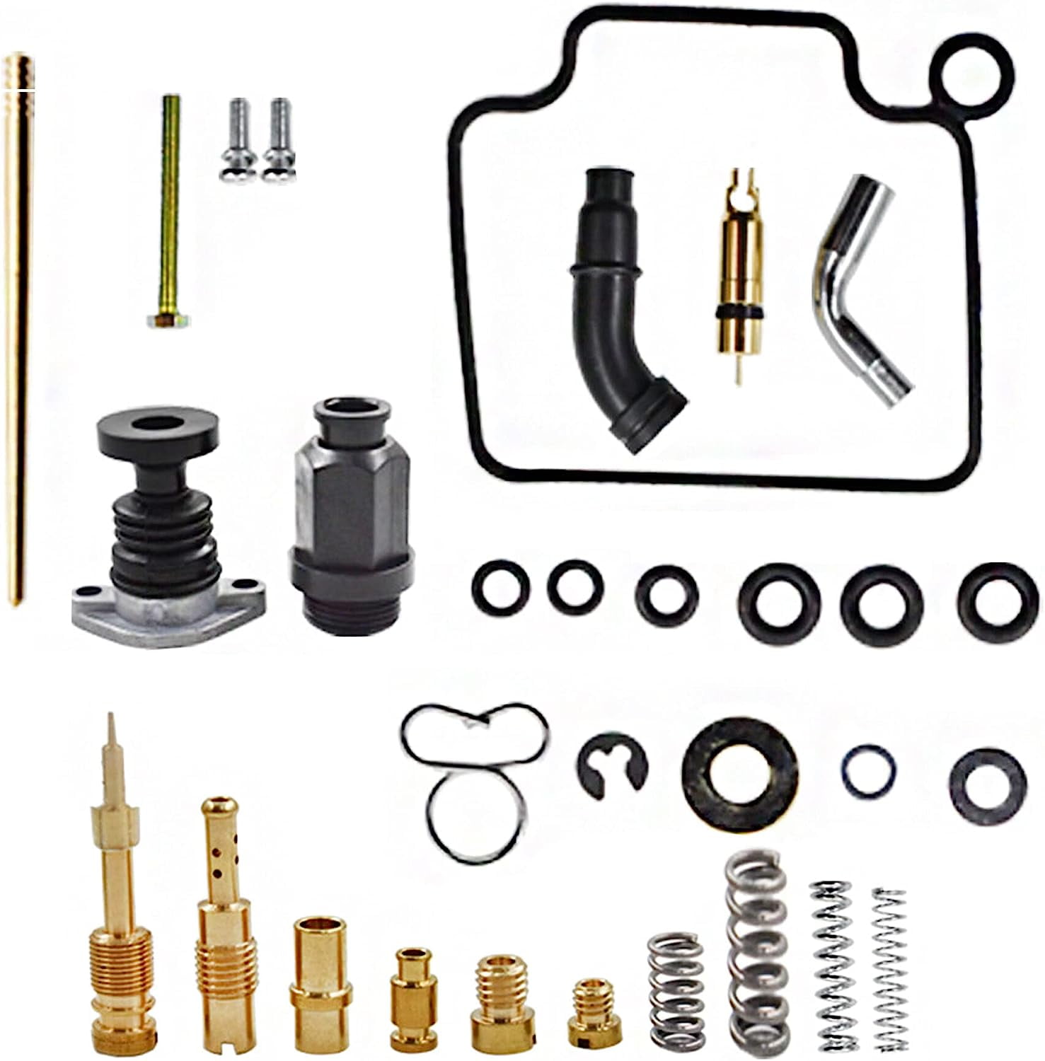 Carburetor Carb Rebuild Kit with Carb Primer Pump and Choke Plunger