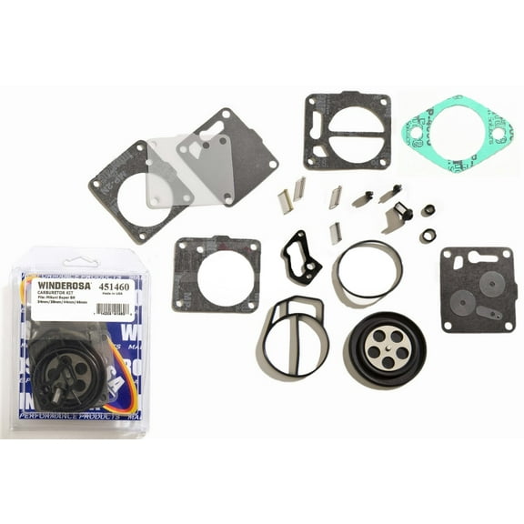 Carburetor Carb Rebuild Repair Kit With Base Gasket Sea Doo GTI GS GTS SP