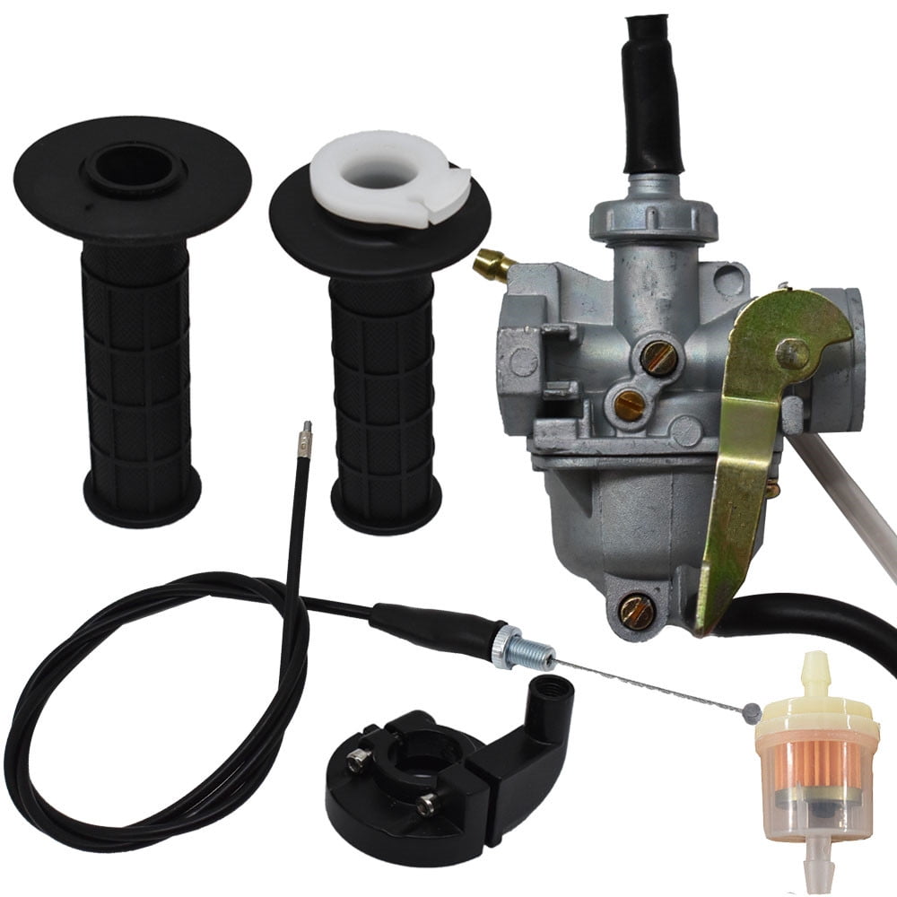 Carburetor Carb Throttle Cable Handle Grips Bar Set Fit for 20042009