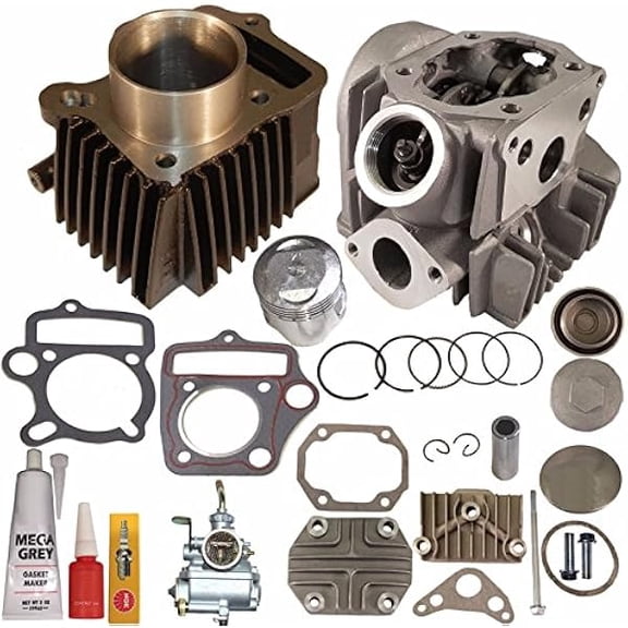 Carburetor Cylinder Head Kit CT70 1969-1977 1 Set Applicable to Trail 70 Motorcycle with Piston Rings Top End Parts