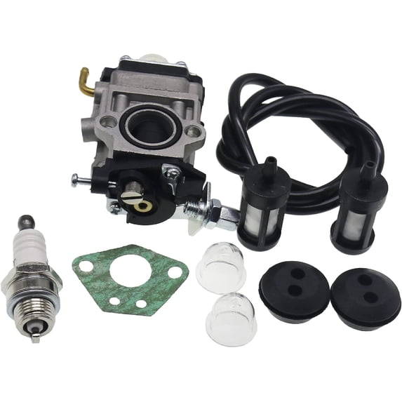Carburetor for Earthquake E43 E43CE Auger MC43 MC43CE MC43E MD43 Tiller Cultivator WE43 WE43E Edger Powermate PEA438 PCV43 Southland SCV43 SEA43 SEA438 Eskimo Mako M43 43cc 51.7cc Engine