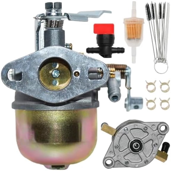 Carburetor Fit for EZGO Marathon 2-Cycle Stroke Engines TXT 17563 17564 14031-G1 20071-G1 2-Stroke Engine Golf Cart Gas Club Car 1989 1990 1991 1992 1993 with Fuel Pump 24233G1