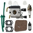 thumbnail image 1 of Carburetor Fit for STIHL Trimmer FS38 FS45 FS46 FS55 FS55R KM55 C1Q-S186A ZAMA Carb, 1 of 7