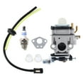 thumbnail image 1 of Carburetor For Gas 2Cycle 43cc Powermate PCV43 Tiller Motor Parts With Fuel Line, 1 of 6
