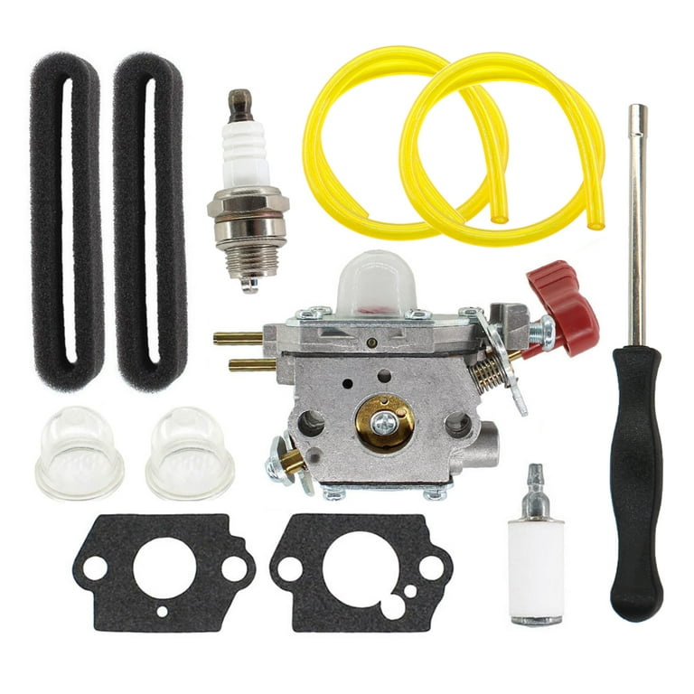 Carburetor Fuel Line Kit for Troy Bilt TB25CEC TB2MB TB35EC TB430 TB2044XP TB225 Engine 753 06288 Air Filter Gasket