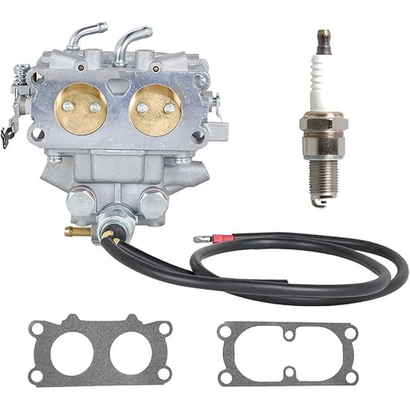 Carburetor with Gaskets Kit Replacement for Lawn Mower and Tractor Engines, Compatible with Honda GX670 24HP V-Twin Engine, Smooth Performance for Lawn Mowing and Yard Care