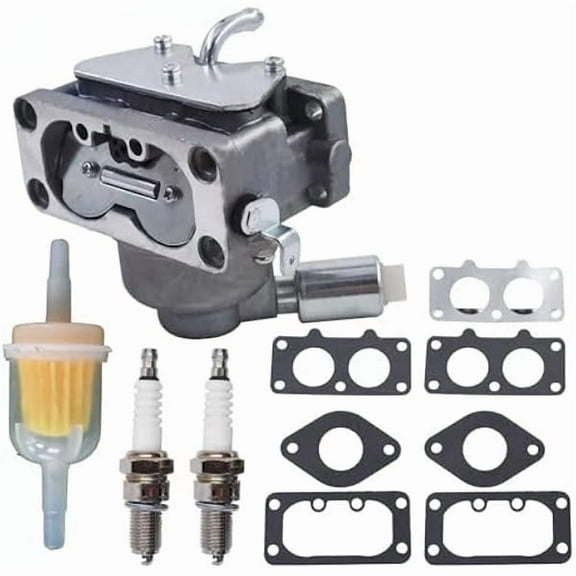 Carburetor for John Deere D150/D170/LA155/LA165 (replaces Briggs 795450) | replaces Briggs 795450, compatible with JD D150/D170/LA155/LA165; includes gasket set; seasonreliable starting