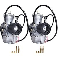 Carburetor Kit 2PCS 34MM with Jet Kit for Banshee Smooth Start and Throttle Response