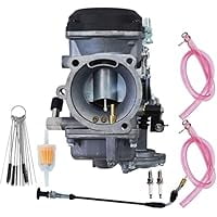 Carburetor Kit 40mm CV 2749004 with Fuel Filter Choke Cable Spark Plug for Smooth Start and Stable Idle