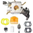 thumbnail image 2 of Carburetor + Air Filter For Husqvarna 445 & 450 Chainsaw – Zama C1M-EL37B, 506450401 2 of 3